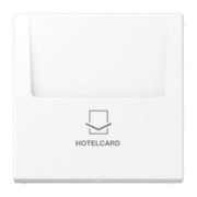 Hotelcard-Schalter schneeweiß matt LS 590 CARD WWM 