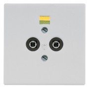Potential-Ausgl.Steckdose 2 Steckerstifte LS 965-2 LG 