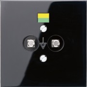 Potential-Ausgl.Steckdose 2 Steckerstifte LS 965-2 SW 