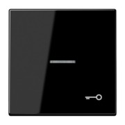 Wippe Sym.TÜR/Lichtl.sw für beleuchtb.Taster LS 990 KO5 T SW 