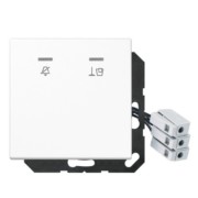 Hotelabdeckung mit LED-Einheit 230V LS CU KO5 M 230 WW 