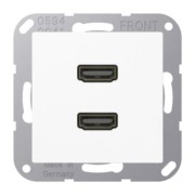 Multimedia-Anschluss aws 2 x HDMI m.Tragring MA A 1133 WW 