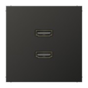 Multimedia-Anschluss anth 2 x HDMI m.Tragring MA AL 1133 AN 