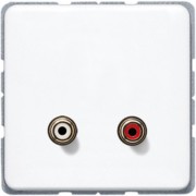 Multimediadose Cinch Audio alpinweiß MA CD 1021 WW 