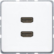 Multimediadose 2 x HDMI alpinweiß MA CD 1133 WW 
