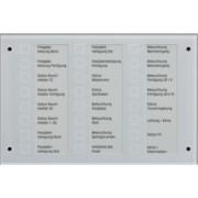 KNX Melde-/Bedientableau mit Alugehäuse MBT 2424 