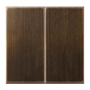 Steuertaste 2-fach Messing antik ME 1702 AT 