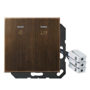 Hotelabdeckung mit LED-Einheit 230V ME CU KO5 M 230 AT 