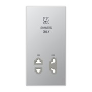 Abdeckung 1fach Serie LS, aluminium SO AL 7522 PL 