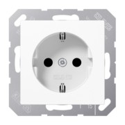 SCHUKO Steckdose 16 A 250V m. Berührungsschutz SPA 1520 KI WW 