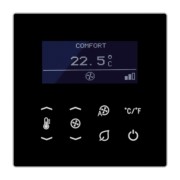 KNX Raumtemperatur-Display Busankoppler TRD LS 9248 SW 