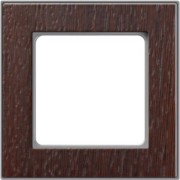 Rahmen 1-fach Holz wenge-alu D 20.671.200.702 