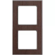 Rahmen 2-fach Holz wenge-alu D 20.672.200.702 