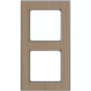 Rahmen 2-fach Holz eiche-alu D 20.672.201.702 