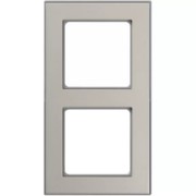 Rahmen 2-fach Metall titan-alu D 20.672.222.702 