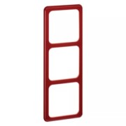 Rahmen 3-fach rt waage/senkrecht D 80.673 ROT 