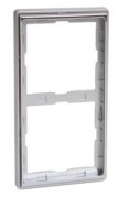 Rahmen 2-fach alu chr waage/senkrecht D 95.572.70.60 