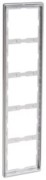 Rahmen 5-fach alu chr waage/senkrecht D 95.575.70.60 