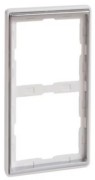 Rahmen 2-fach rws/chr waage/senkrecht D 95.572.02.60 
