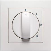 Abdeckung reinweiß 3-Stufenschalter D 11.610.02 S3 