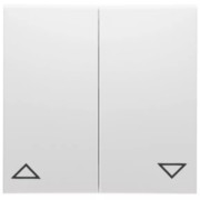 Wippe, reinweiß Symbol AUF und AB D 11.544.02 