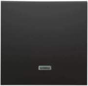 Zentralplatte für KOAX matt sw D 11.540.193 GLK 