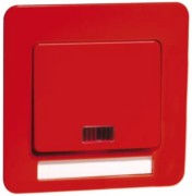 Wippe rot Beschriftungsf eld rote Linse D 81.640.36 GLK NA 