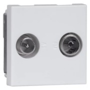 Antennen-Steckdose rws 2-Loch Stichdose D 2721.02 E 