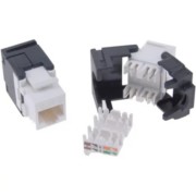 Keystone CAT6/RJ45 schwarz Buchse D 1951.19 RJ45 C6 