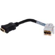 Keysone HDMI-Kabelpeitsche reinweiß D 1951.02 HDMI AK 