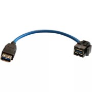 Keystone USB-Kabelpeitsche schwarz D 1951.19 USB 3.0 AK 