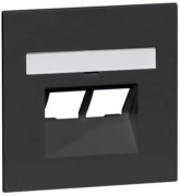 Abdeckung UAE-Steckdose, sw D 20.610.193 UAE/2NA 