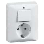 Kombination ws Schalter/Steckdose H 80.6686.02 
