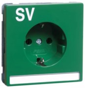 Steckdose mit Schraubklemmen D 95.6611.42 NA SV 