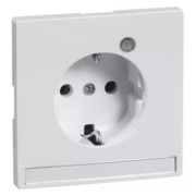 Steckdose SCHUKO Beschrift., reinweiß D 95.6611.02 GLK NA 