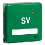 Steckdose SCHUKO KD, LED, SV, grün D80651142 KLED/4NASV 
