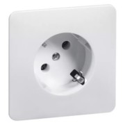 SCHUKO-Steckdose rws 16A 250V 45Grad D 80.6511 WI W 
