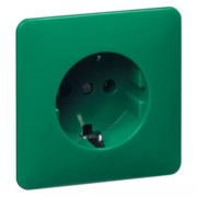 Steckdose SCHUKO grün D 80.6511 