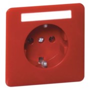 SCHUKO-Steckdose rt 16A 250V 2-pol.EDV D 80.6511 NA ROT 