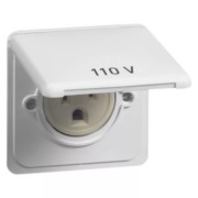US NEMA-Steckdose KD,15A 125V, weiß D 80.6670/15 K W 