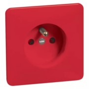 Steckdose rt Erdungsstift 10/16A 250V 2-pol. B 80.6671 SI ROT 