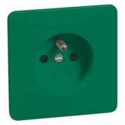 Steckdose gn Erdungsstift 16A 250V 2-pol. B 80.6671 SI GRÜN 