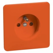 Steckdose m.Erdungsstift erh.Berührs., orange B 80.6671 SI OR 
