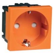 SCHUKO-EB-Steckd.1-fach or 16A 250V 2-pol. D 6211.33 EMS SI 