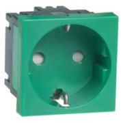 SCHUKO-EB-Steckd.1-fach gn 16A 250V 2-pol. D 6211.42 EMS SI 