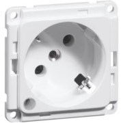 Steckdose SCHUKO Einbau reinweiß 45 Grad D 6711.02 WI LED/4 