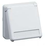 Steckdose SCHUKO EB,Beschrift.,reinws D 6711.02 NA WI WE S 