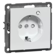 SCHUKO-Steckdose anth 16A 250V 2-pol.Licht D 20.6611.21 GLK 