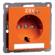 SCHUKO-Steckdose orange 16A 250V 2-pol.ZSV D20.6611.332GLKNAZSV 