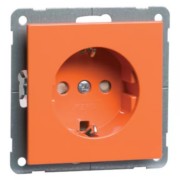 Steckdose SCHUKO orange ohne Krallen H 20.6511.332 